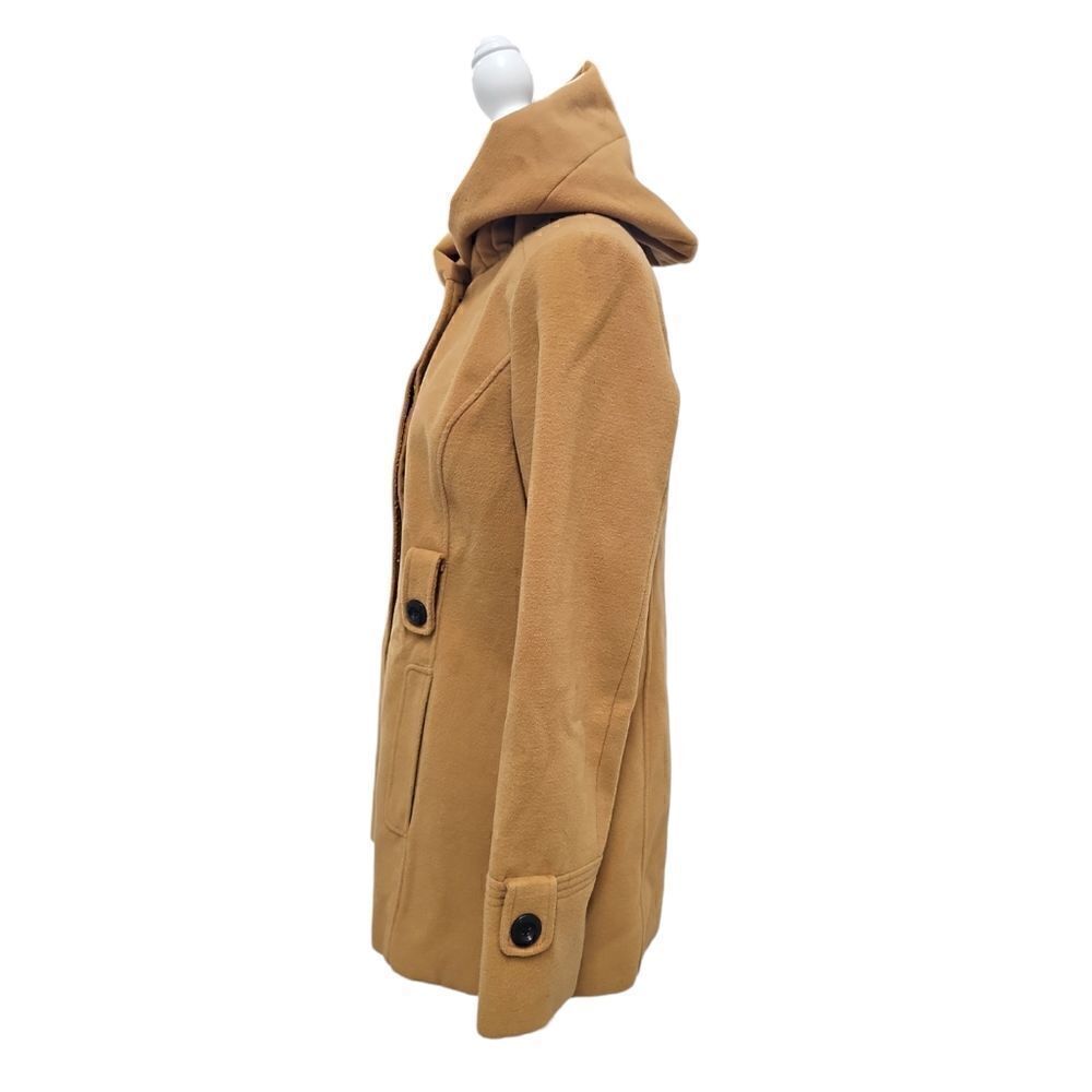 George Camel Tan Hooded Jacket, Size Medium - Picture 5 of 16